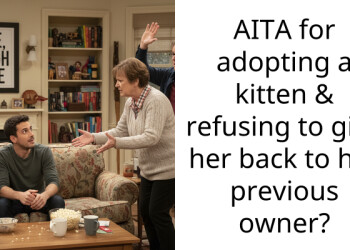 Woman Adopts Kitten From Shelter Only To Be Contacted By Previous Owner