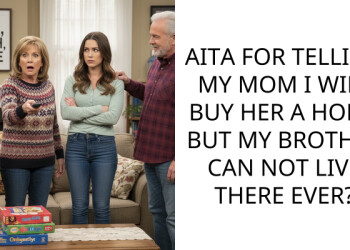 AITA FOR TELLING MY MOM I WILL BUY HER A HOME BUT MY BROTHER CAN NOT LIVE THERE EVER?