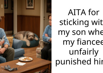 AITA for sticking with my son when my fiancee unfairly punished him?