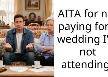 AITA for not paying for a wedding I’m not attending?