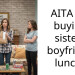AITA for buying sisters boyfriend lunch?