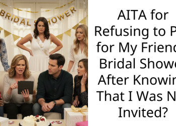 AITA for Refusing to Pay for My Friend’s Bridal Shower After Knowing That I Was Not Invited?
