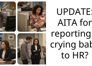 UPDATE: AITA for reporting a crying baby to HR?
