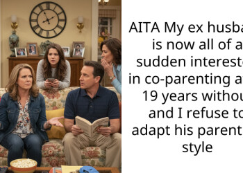 AITA My ex husband is now all of a sudden interested in co-parenting after 19 years without and I refuse to adapt his parenting style
