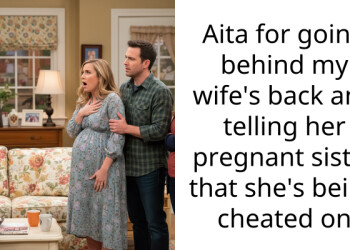 Aita for going behind my wife’s back and telling her pregnant sister that she’s being cheated on