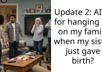 Update 2: AITA for hanging up on my family when my sister just gave birth?