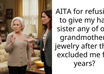 AITA for refusing to give my half sister any of our grandmothers jewelry after they excluded me for years?