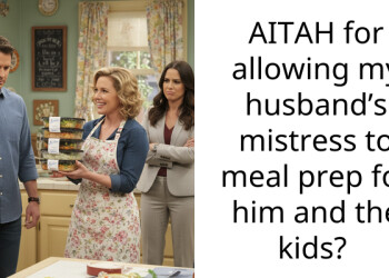 AITAH for allowing my husband’s mistress to meal prep for him and the kids?