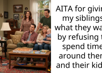 AITA for giving my siblings what they want by refusing to spend time around them and their kids?