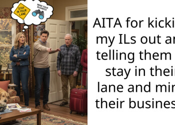 AITA for kicking my ILs out and telling them to stay in their lane and mind their business?