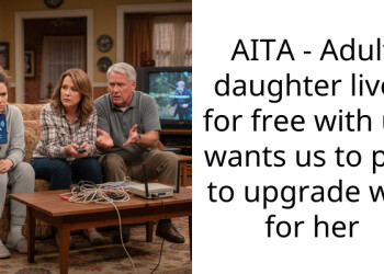 AITA – Adult daughter lives for free with us, wants us to pay to upgrade wifi for her