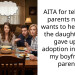 AITA for telling my parents nobody wants to hear about the daughter they gave up for adoption in front of my boyfriends parents?