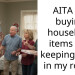 AITA for buying household items and keeping them in my room?