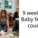 9 week old Baby fell off couch.