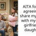AITA for not agreeing to share my room with my dad’s girlfriend’s daughter?
