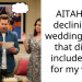 AITAH for declining a wedding invite that didn’t include a +1 for my wife?