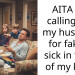AITA for calling out my husband for faking sick in front of my kids?