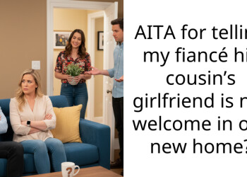 AITA for telling my fiancé his cousin’s girlfriend is not welcome in our new home?