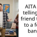AITA for telling my friend to go to a food bank?