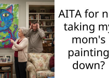 AITA for not taking my mom’s painting down?