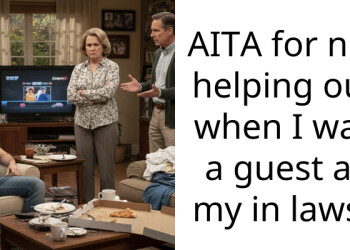 AITA for not helping out when I was a guest at my in laws?