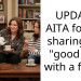 UPDATE AITA for not sharing the “good tea” with a friend