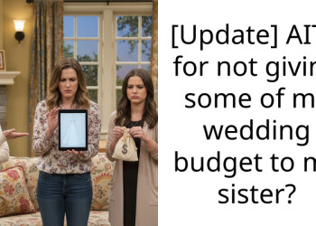 [Update] AITA for not giving some of my wedding budget to my sister?