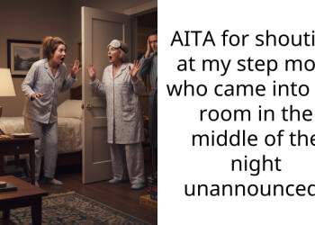 AITA for shouting at my step mom who came into my room in the middle of the night unannounced?