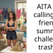 AITA for calling my friends summer challenge trashy?