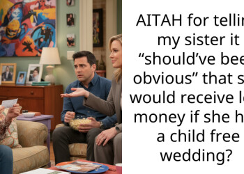 AITAH for telling my sister it “should’ve been obvious” that she would receive less money if she had a child free wedding?