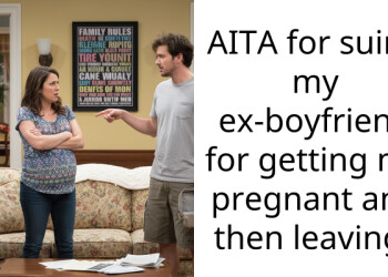 AITA for suing my ex-boyfriend for getting me pregnant and then leaving?