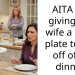 AITA for giving my wife a dirty plate to eat off of at dinner