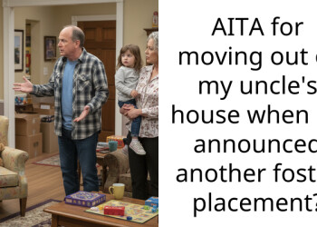 AITA for moving out of my uncle’s house when he announced another foster placement?