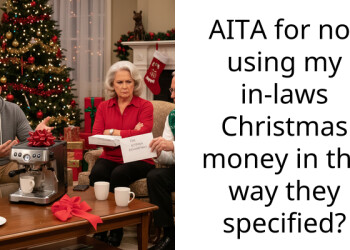 AITA for not using my in-laws Christmas money in the way they specified?