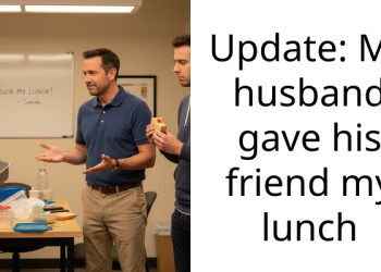 Update: My husband gave his friend my lunch