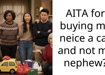 AITA for buying my neice a car and not my nephew?