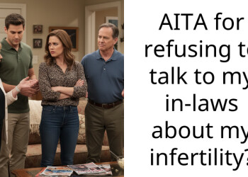 AITA for refusing to talk to my in-laws about my infertility?