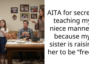 AITA for secretly teaching my niece manners because my sister is raising her to be “free”?