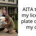 AITA took my license plate off of my car