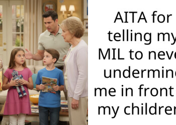 AITA for telling my MIL to never undermine me in front of my children?