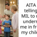 AITA for telling my MIL to never undermine me in front of my children?