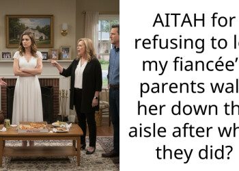 AITAH for refusing to let my fiancée’s parents walk her down the aisle after what they did?