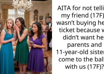 AITA for not telling my friend (17F) I wasn’t buying her a ticket because we didn’t want her parents and 11-year-old sister to come to the ballet with us (17F)?
