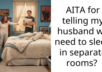 AITA for telling my husband we need to sleep in separate rooms?