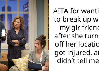 AITA for wanting to break up with my girlfriend after she turned off her location, got injured, and didn’t tell me?