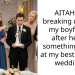 AITAH for breaking up with my boyfriend after he did something weird at my best friend’s wedding?
