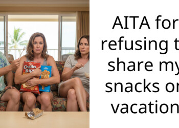 AITA for refusing to share my snacks on vacation