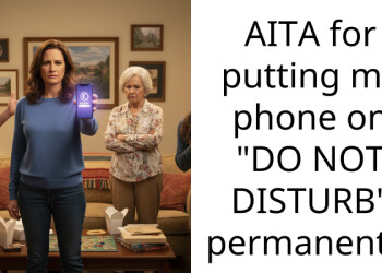 AITA for putting my phone on “DO NOT DISTURB” permanently