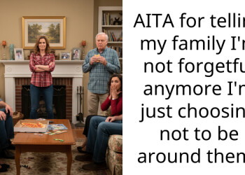 AITA for telling my family I’m not forgetful anymore I’m just choosing not to be around them?