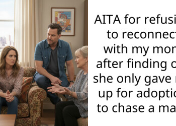 AITA for refusing to reconnect with my mom after finding out she only gave me up for adoption to chase a man?